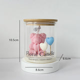 Teddy Bear Heart Jar Candle - Ins-Vibe Aromatic Candle | Perfect Valentine’s Day Gift