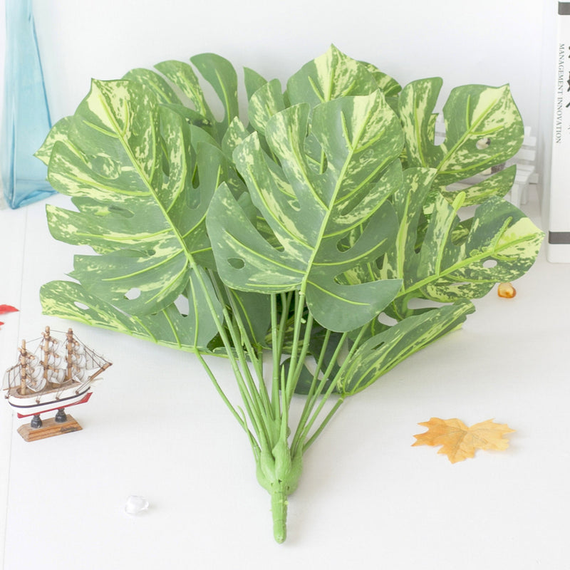 29 Inch Artificial Monstera Plant in Pot, Large Fake Potted Indoor Outdoor Decor, Bulk Quantity
