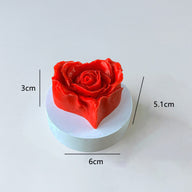 Heart Rose Scented Candle - Valentine's Day Gift | Aesthetic Home Ambience Candle