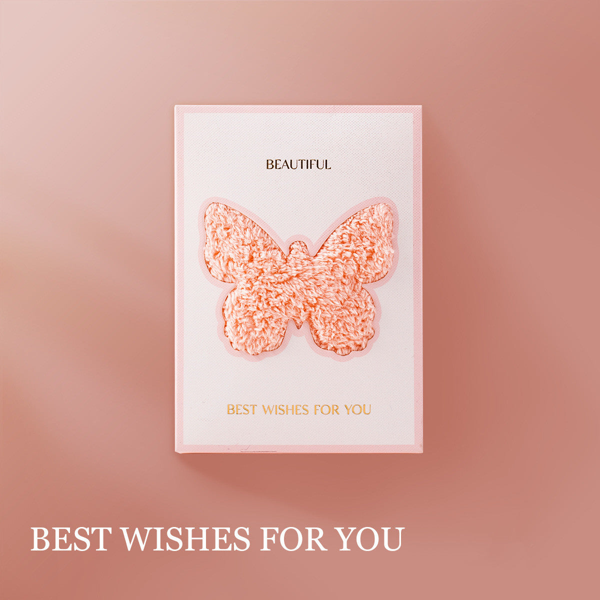 Butterfly Hand Towel Set - 2PCS Luxury Wedding Favor Bridesmaid Gift Baby Shower Gift | Elegant & Practical