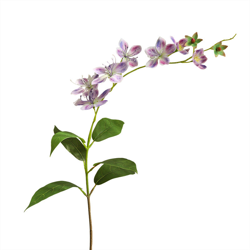 Artificial Jasmine Vine, Single Stem with 9 Blooms, 31" Tall, Silk-Like Fabric, Perfect for Home Decor, Weddings & Events
