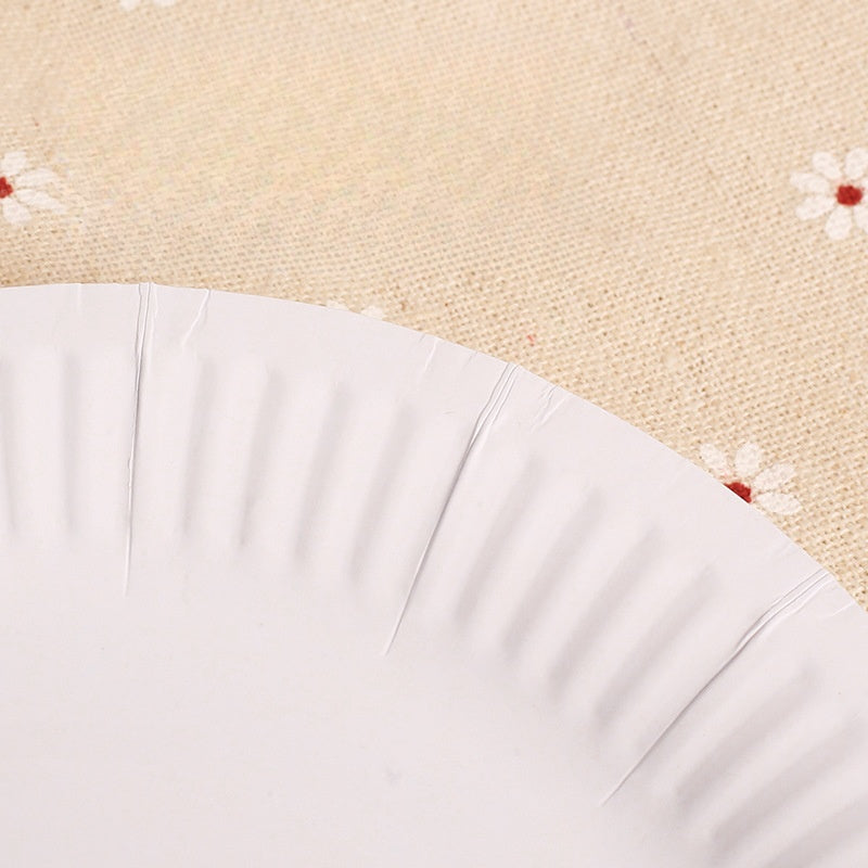 Bulk 9 Inch Disposable Eco-Friendly Paper Plates Wholesale