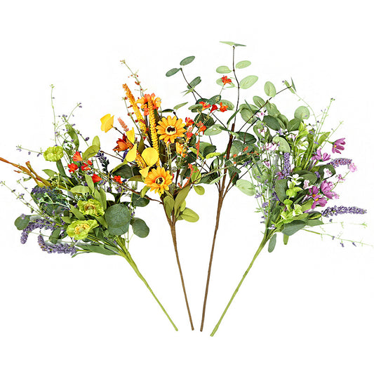 Easter Spring Decor Faux Eucalyptus Money Leaf Stem (23 Inches) - Artificial Greenery for Easter Arrangements & Spring Displays