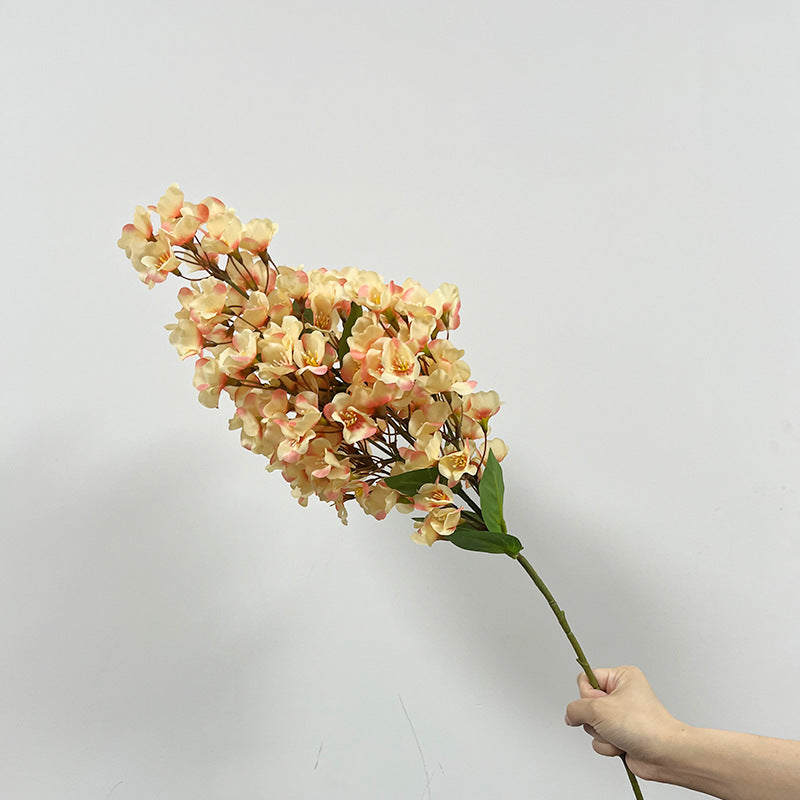 Artificial Begonia Bush, 29" Realistic Silk Floral Arrangement for Home Decor, Weddings & Events, Modern Stems for DIY Centerpieces & Vases