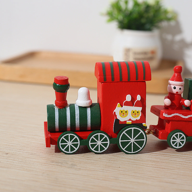 Christmas Train Toy Set 10 Pcs Bulk Kids Gift Xmas Party Home Decor Ornaments