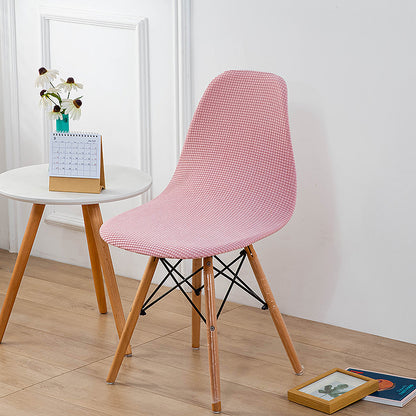 Bulk Elastic Shell Chair Cover Thicken Grid Pattern Dining Chair Covers for Weddings Party Home Decor Wholesale