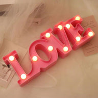 Bulk 8 Inch 3D Light Up Letters Set with LED for Valentine's Day Baby Shower Wedding Decoration Wholesale