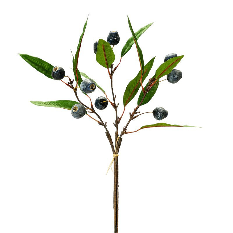 Artificial Fruit Tree Bush with Leaves, 45cm, Realistic Floral Decor for Home, Wedding, and Events