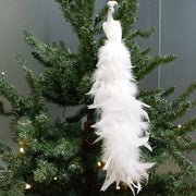 Artificial Peacock Feather Christmas Ornaments Bulk, Natural Feather Crafts for Xmas Tree Decor, Wholesale Quantity