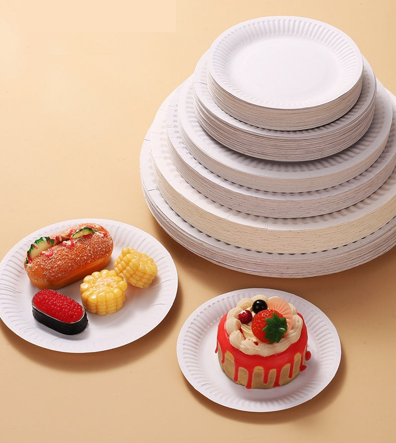 Bulk 20 Pcs Disposable Paper Plates Wholesale