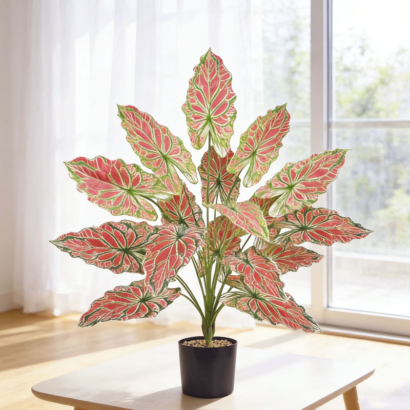 Artificial Lucky Bamboo Plant, 24" Tall, Realistic Plastic Foliage for Home, Office, Wedding Decor, Bulk Purchase Options