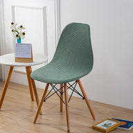 Bulk Elastic Shell Chair Cover Thicken Grid Pattern Dining Chair Covers for Weddings Party Home Decor Wholesale