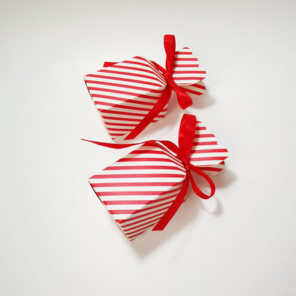 Bulk 100 Pcs Candy Shaped Gifts Boxes with Ribbon for Wedding Party Wrap Bag Wholesale