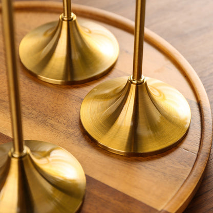 Bulk 3 Pcs Taper Candlestick Holders for Wedding Events Centerpiece Table Decor Wholesale