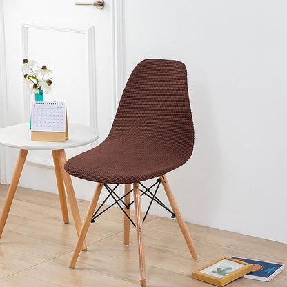 Bulk Elastic Shell Chair Cover Thicken Grid Pattern Dining Chair Covers for Weddings Party Home Decor Wholesale