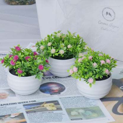 Bulk 2Pcs Succulents Plants 2025 Artificial 2.5 Inch Pots for Boho Bedroom Aesthetic & Office Zen Decor Hypoallergenic Wholesale