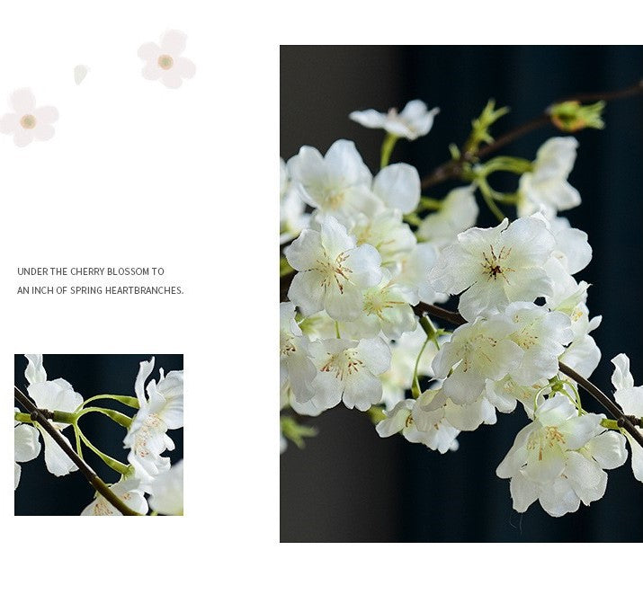 19 Inch Cherry Blossom Branches 10 Pcs Artificial Silk Flowers Bulk Spring Decor