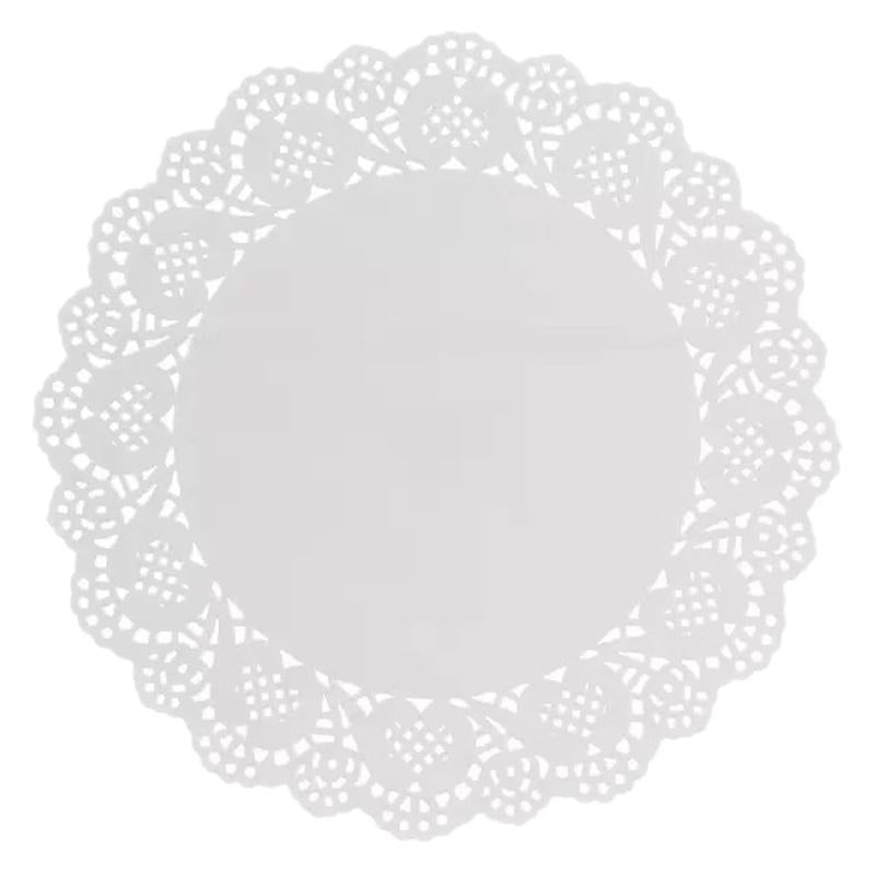 Premium Round Placemats 200 Pack Eco-Friendly Table Decor for Weddings, Afternoon Tea & Coffee Shop Displays with Non-Slip Backing