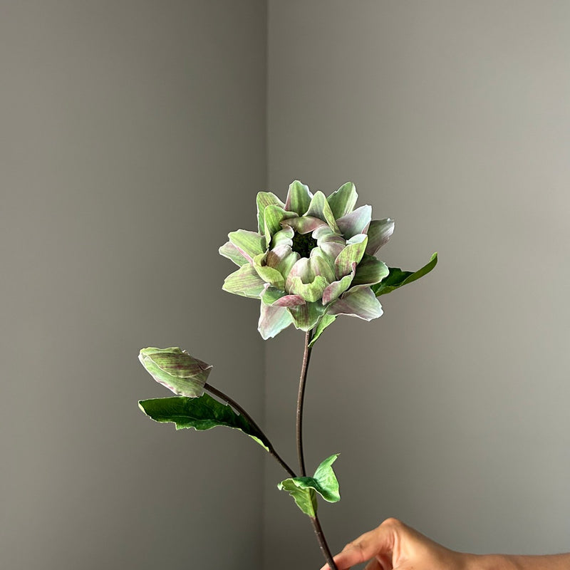 Single Stem Thistle & Bromeliad Artificial Flower, 26" Tall, Plastic, for Weddings, Events, Home Decor