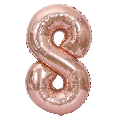 Bulk 32 Inch Foil Number Balloon for Birthday Party Decoration Graduation Celebration Holiday Accessory Decor Wholesale