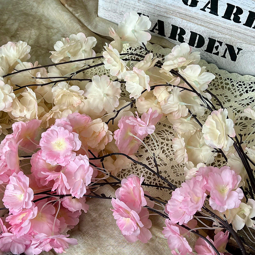 Handmade Artificial Cherry Blossom Garland - 2 Pack Wedding Arch & Backdrop Decor