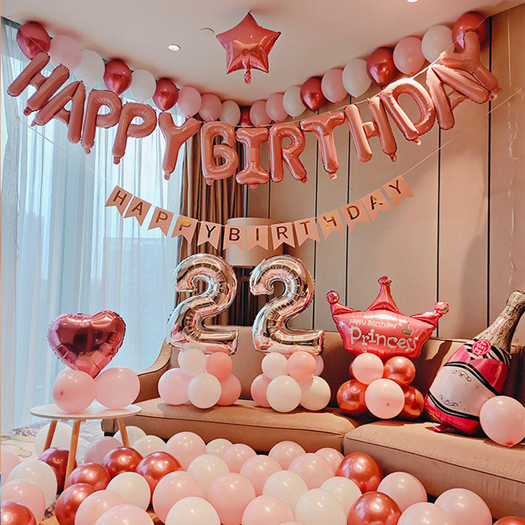 Bulk 16 Inch Happy Birthday Balloon Banner for Birthday Party Decorations Wholesale