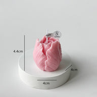 Valentine’s Day Tulip Candle Decor - Romantic Ambiance Accent for V-Day Tables & Bedrooms