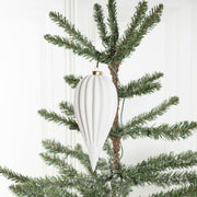 Bulk Christmas Ceramic Hanging Ornaments 3 Shapes Spherical Drop Deer for Xmas Party Decoration
