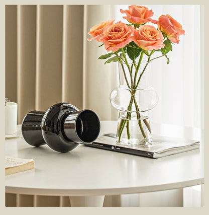 Bulk 7.8" Glass Vase Modern Hydroponic Vases for Centerpiece Wedding Office Home Wholesale