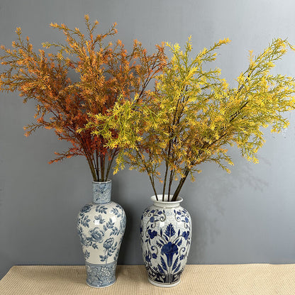 56-Inches Faux Golden Willow | Home Decor & Wedding Prop - Artificial Gold Willow for Interior Accent