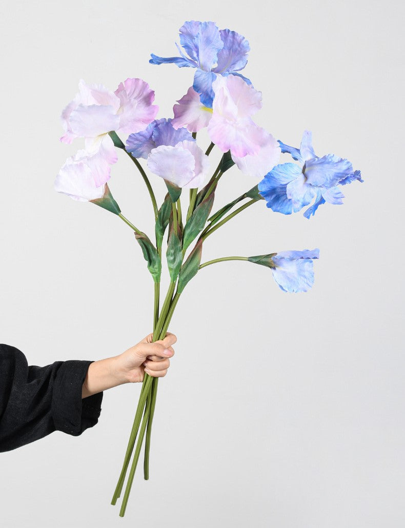 30 Inch Artificial Silk Iris Stem Flower 1 Pc for Christian Flower Arrangements
