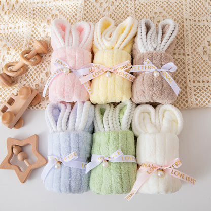 Wedding Favor Cute Bunny Towel - Adorable Gift for Bridal Shower Birthday & Party