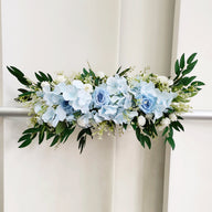 Wedding Artificial Flower Decor Set - 2 Pack 27.6×7.9 Inch | Arch Mirror & Table Decor