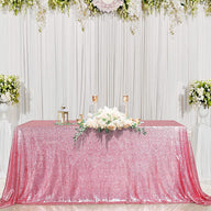 Bulk Sparkle Sequin Rectangle Tablecloth for Wedding Birthday Party Holiday Banquet Table Decoration Wholesale