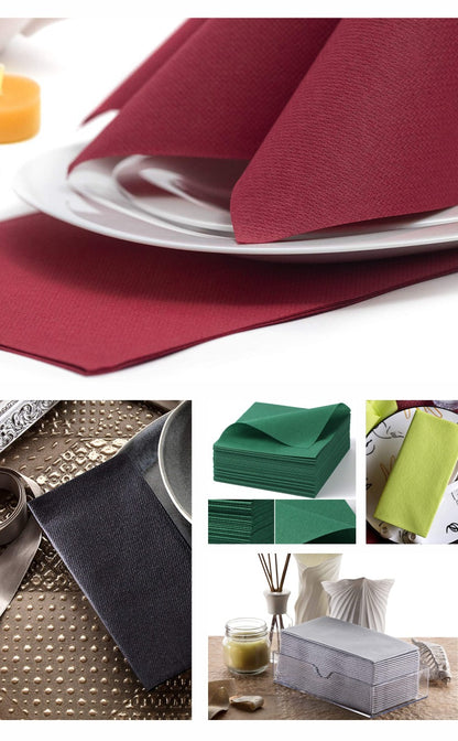 Bulk Disposable Airlaid Paper Napkins Absorbent Square Napkins Wholesale