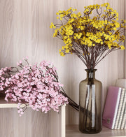 Baby’s Breath Artificial Bush Plants 10 Pcs UV Resistant for Outdoor Indoor Decor
