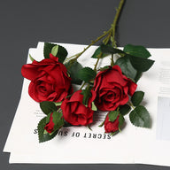 26.4" Premium Silk Artificial Ice Heart Rose – Wedding Floral Decor for Home/Living Room/Hotel