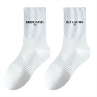 White Bridesmaid Socks - Soft Cotton Comfortable Breathable Wedding Essentials