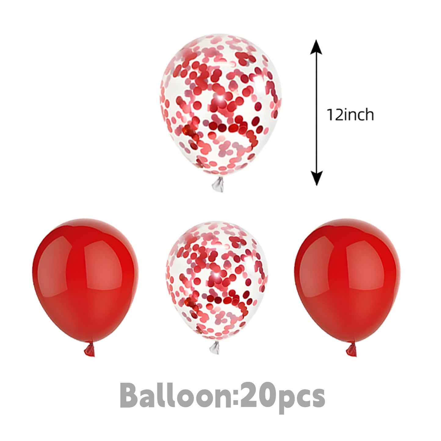 Red Heart Spiral Wedding Decorations - 7 Styles Valentine's Day Proposal Paper Garlands