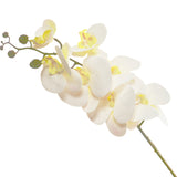 3D Orchid Artificial Flower Stem - 7 Heads 37.4 Inches for Wedding & Home Decor