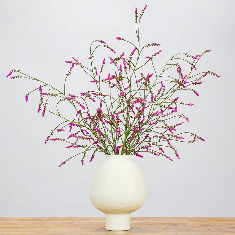 Single Stem Artificial Lavender Knotweed Flower, 48" Tall, Plastic, for Weddings, Home Decor, and Commercial Spaces