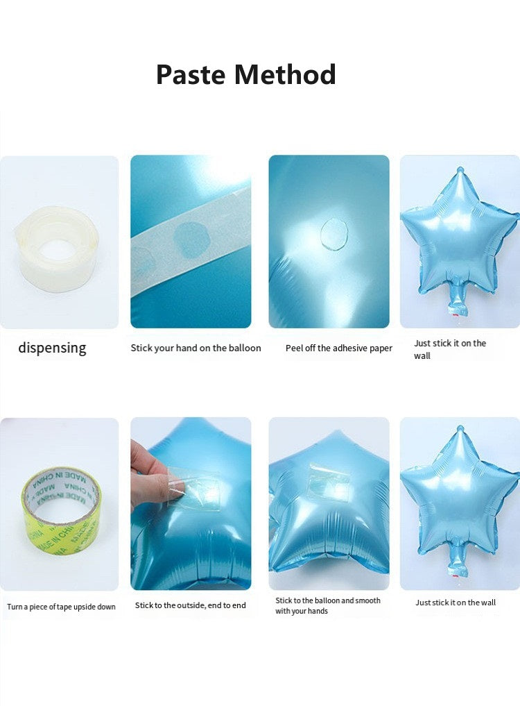 Bulk 50 Pcs 7 Inch Heart-shape Foil Balloons Mylar Balloons for Wedding Valentine's Day Decor Wholesale