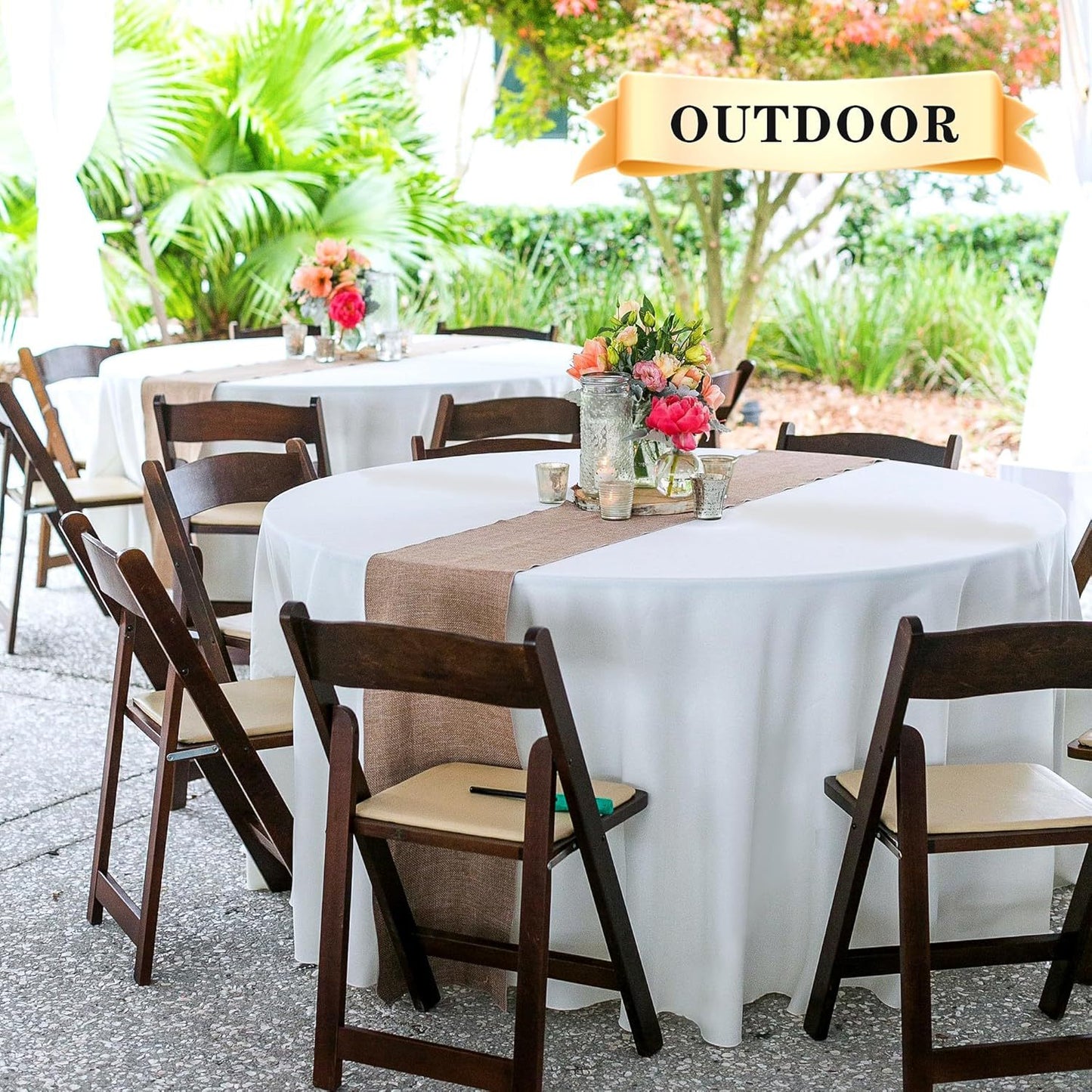 Bulk 3 Pcs Round Tablecloths Heavy Duty Polyester Washable Table Covers for Wedding Receptions Banquet Events & Birthday Parties Stain Resistant Spillproof Fabric for Dining Catering Wholesale