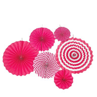 Bulk Set Of 6 Paper Fans Set Honeycomb Paper Fans For Birthday Wedding Party Hanging Supplies Decor Wholesale