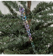 Clear Acrylic Ice Strip Christmas Ornaments Bulk Hanging Decorations for Xmas Trees
