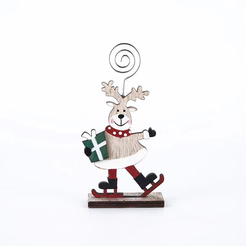 Christmas Desktop Decorations Set with Santa Claus, Snowman, Elk Figures – Holiday Ornaments for Family and Friends, Bulk Pack