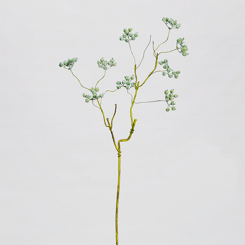 Artificial Berry Bush with 9 Blooms, Red Holly & Wild Berries, 28" Tall, Foam Material, for Home Decor, Weddings & Events