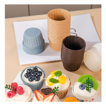 Bulk 100 Pcs Disposable Cake Cup Dessert Container for Wedding Birthday Party Wholesale