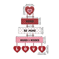 Valentine's Day I LOVE YOU Paper Hanging Decor - 3 Packs (18 Pieces) | Party Door & Wall Decorations