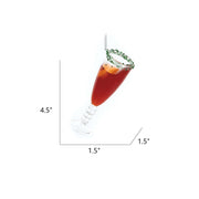 10 Pcs Christmas Ornaments Wine Glass Hanging Decorations for Xmas Party Decor